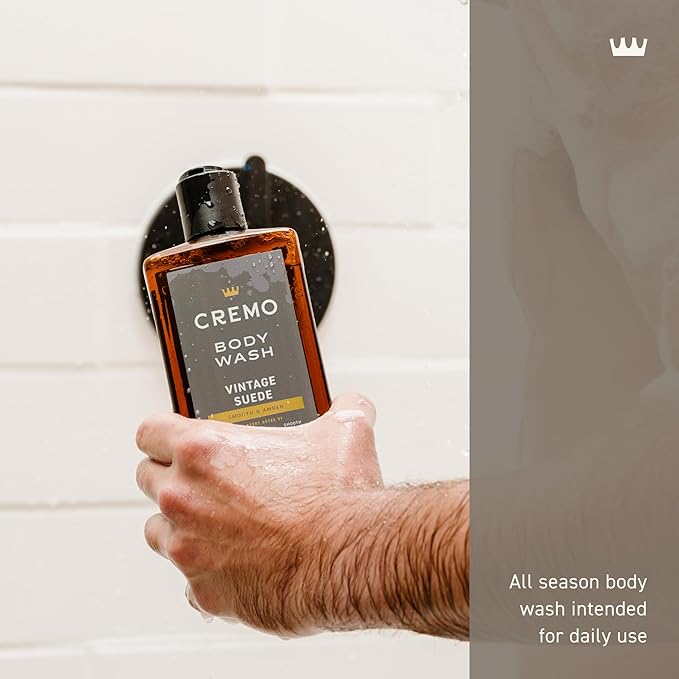 Cremo Body Wash for Men, Rich-Lathering Vintage Suede, 16 Fl Oz - Image 5