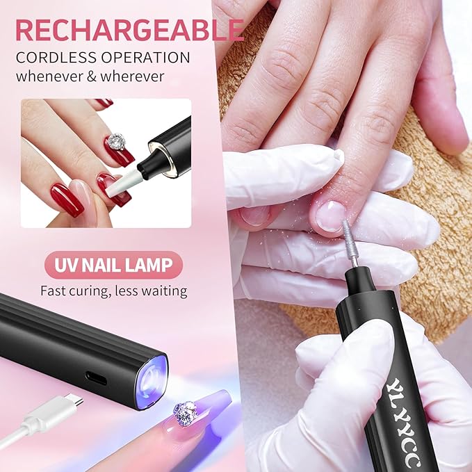Cordless Nail Drill Electric File - Image 3