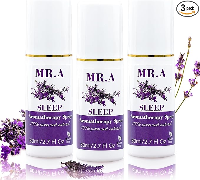 3 Pack Lavender Sleep Pillow Spray Set by MR.A