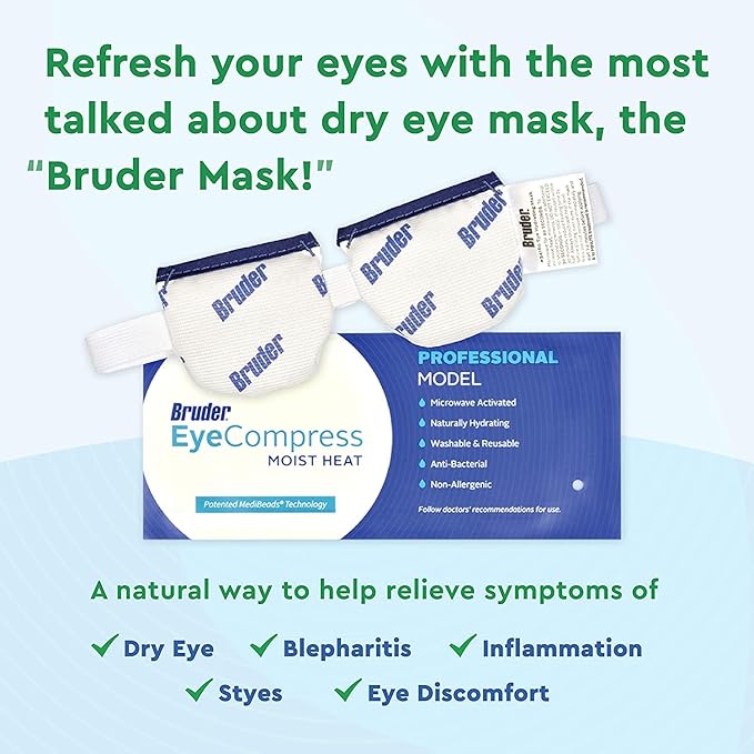 Bruder Moist Heat Eye Compress | Microwave Activated | Fast Acting and - Image 5