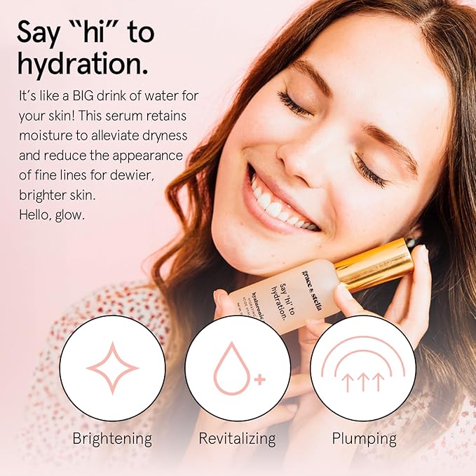 grace & stella Award Winning Hyaluronic Acid Serum Hydrating Hyaluronic Acid - Image 2