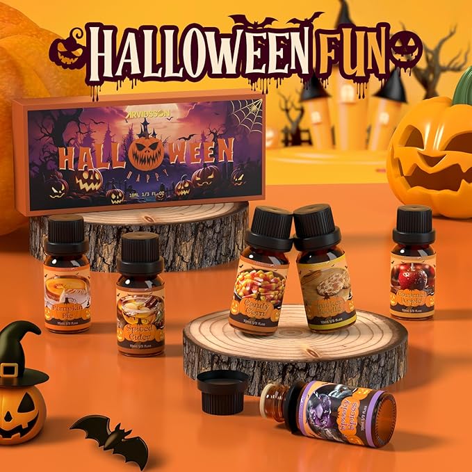ARVIDSSON Halloween Fragrance Oils Set, Fall Essential Oils - Image 8