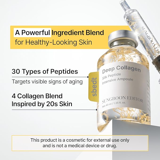 SUNGBOON EDITOR Glow Intensive Silk Peptide Ampoule, Copper Peptides Serum - Image 6