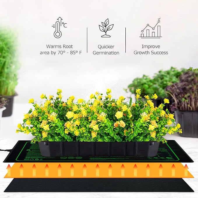 Upgrade Version 4PK Seedling Heat Mat - Image 5