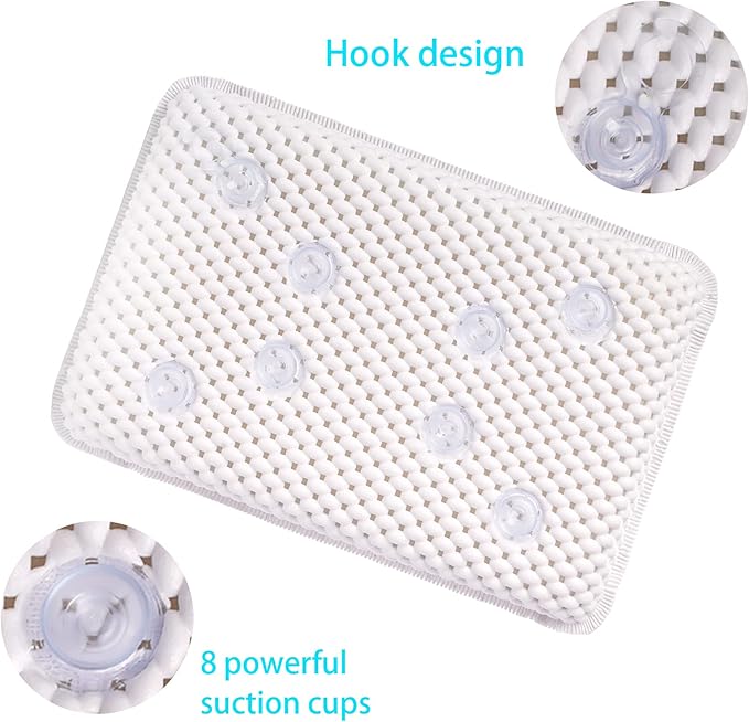OSVINO Bath Pillow Thick Comfy Drainage - Image 3