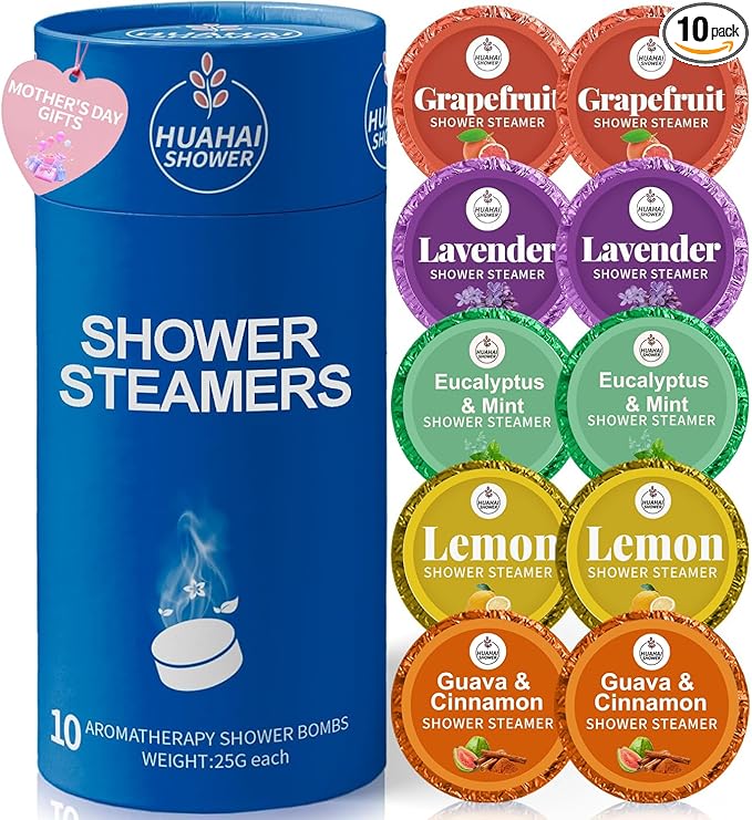 Shower Steamers Aromatherapy, Mothers Day Gifts from Husband, Mothers Day Gifts by HUAHAI+SHOWER