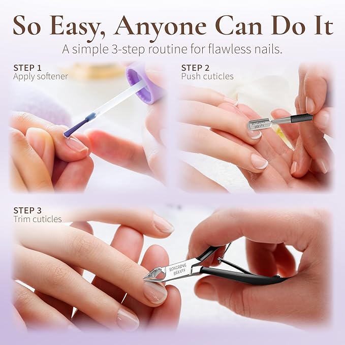 Professional Cuticle Cutter Stainless Steel Cuticle Nippers - Image 5