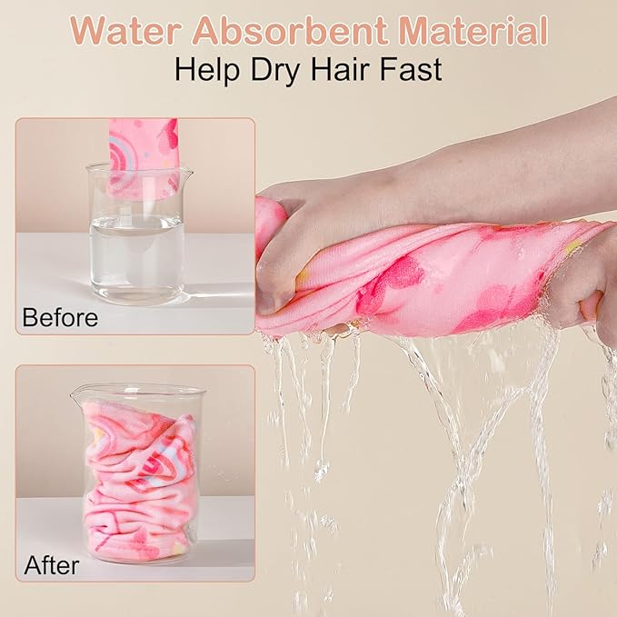 Basumee Microfiber Hair Towel Wrap - Image 2