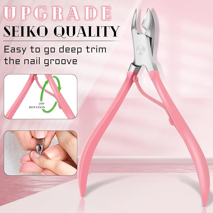 BLESWIN Manicure Pedicure Set, Mens Nail Grooming Kit, Manicure & Pedicure - Image 5