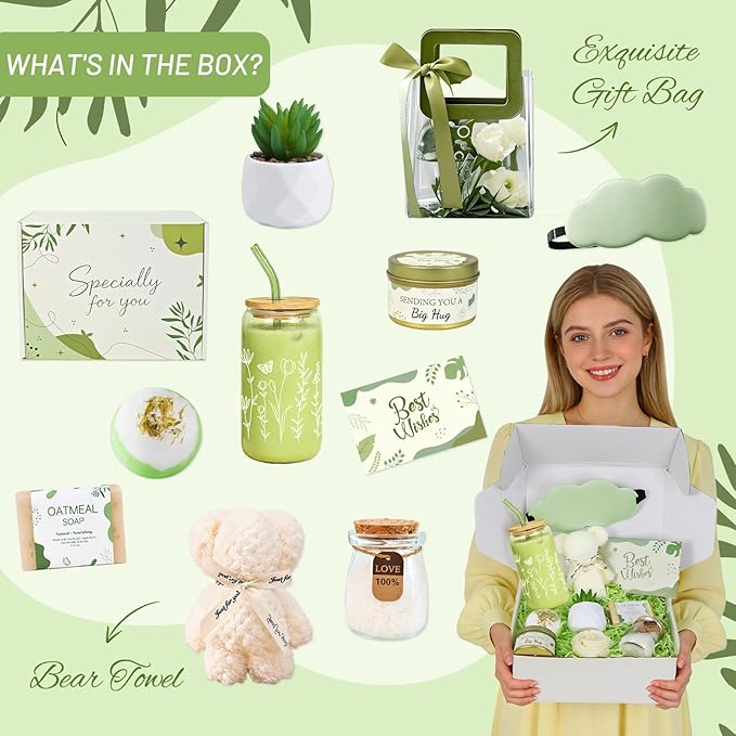 Gift Baskets for Women, Birthday Gifts for Women, Get Well Relaxing Spa Care - Image 2