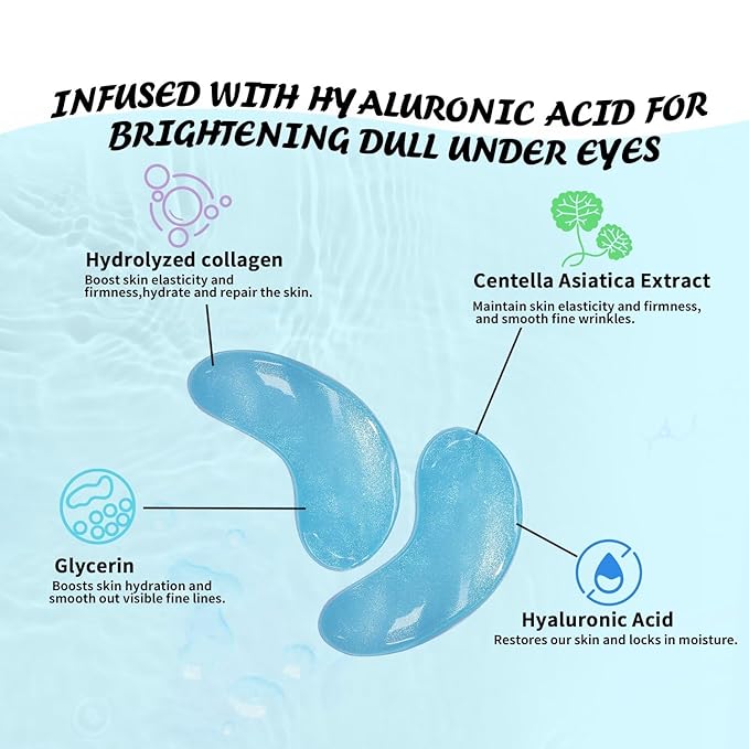 Maskiss Under Eye Patches, Hyaluronic Acid Eye Masks - Image 4
