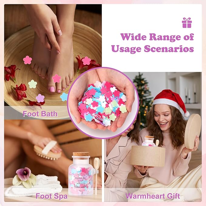 DOSTATNI Pedicure Soap Flowers Pedicure Foot Spa Tablets 10 Oz Plastic Bath - Image 5