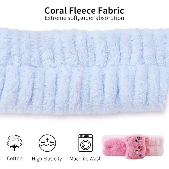 Kawaii Spa Headbands for Women Girls - Image 3