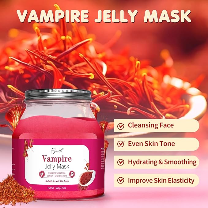 Pjordo Jelly Masks for Facials Professional, Vampire Jelly Mask Powder - Image 2