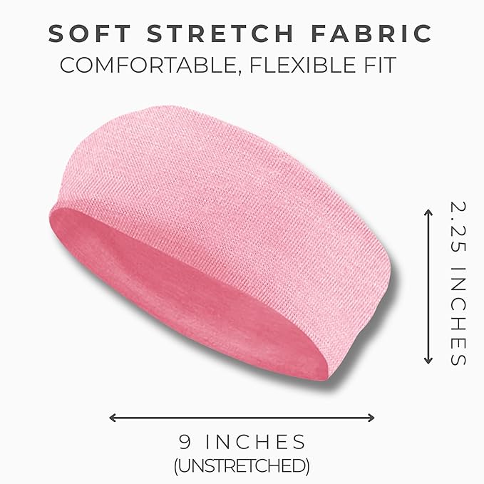 Styla Hair Headbands for Women Stretch Fashion Head Bands 10 Pack Non-Slip Head - Image 6