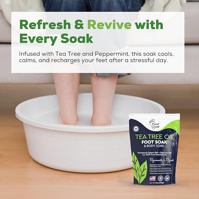 FOOT CURE Tea Tree Oil Foot Soak - Image 7