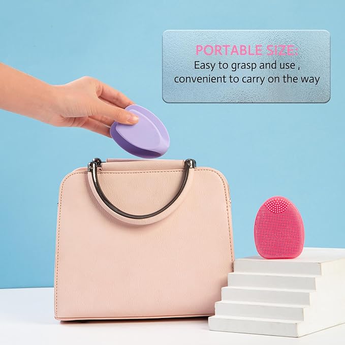 Silicone Face Scrubber, 2 Pack Face Scrubber - Image 8