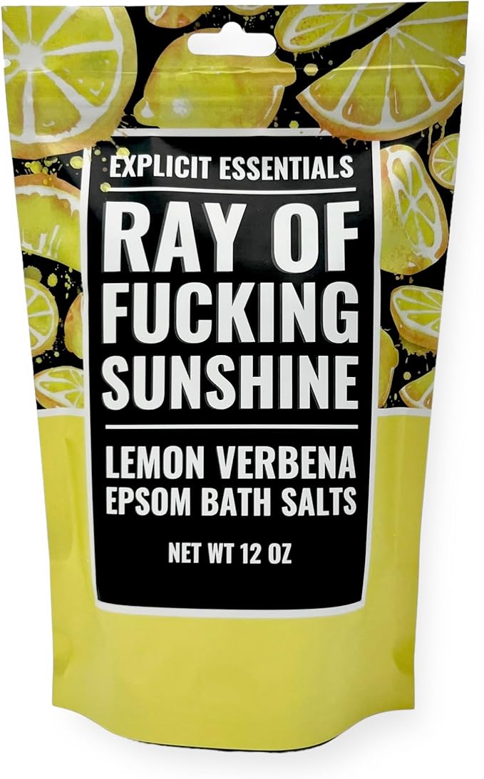 Explicit Essentials Lemon Verbena Epsom Bath Salts, 12 oz by ExplicitEssentials