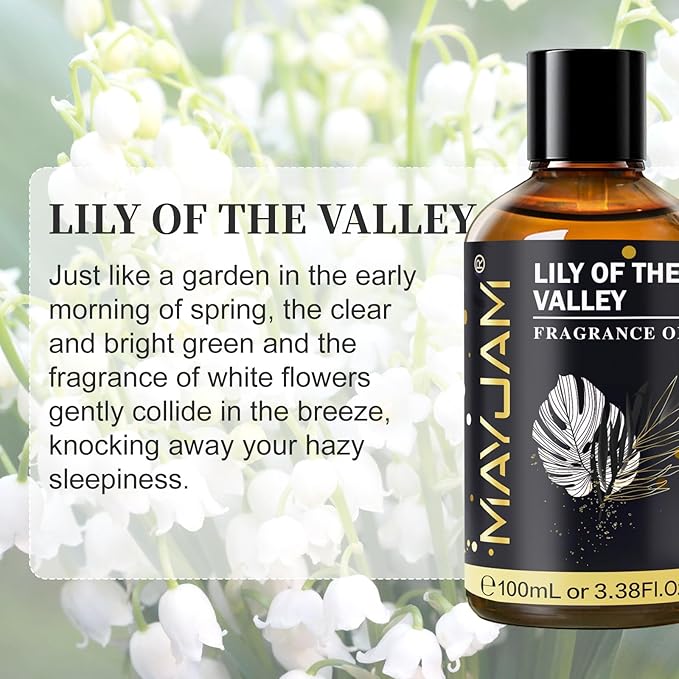Lily of the Valley Fragrance Oil, MAYJAM 3.38FL.OZ Essential Oils - Image 3