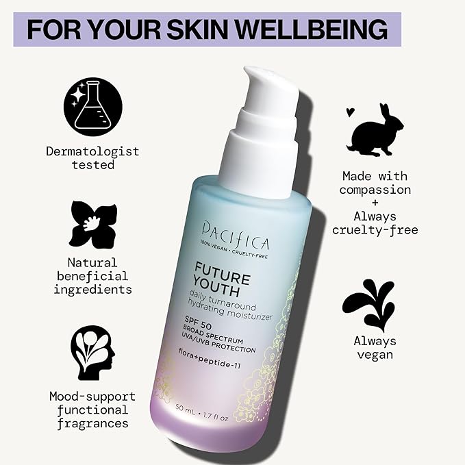 Pacifica Peptide Face Moisturizer Future Youth Daily Turnaround Hydrating - Image 10