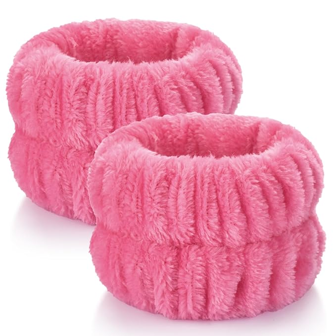 2pcs Wrist Bands for Washing Face Wash Wristbands Wrist Towels Arm Bands for - Image 2
