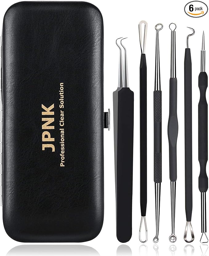 JPNK Blackhead Remover Tool Comedones Extractor Acne Removal Kit by JPNK