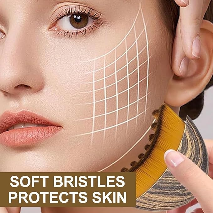 New Lymphatic Contour Face Brush, Contour Face Brush - Image 2