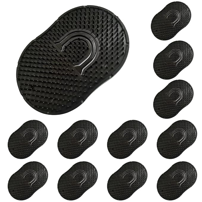 Soft 'N Style 12 Packs Pocket Palm Combs, Shampoo Comb, Massager Hair Brush Comb by Soft+%27N+Style