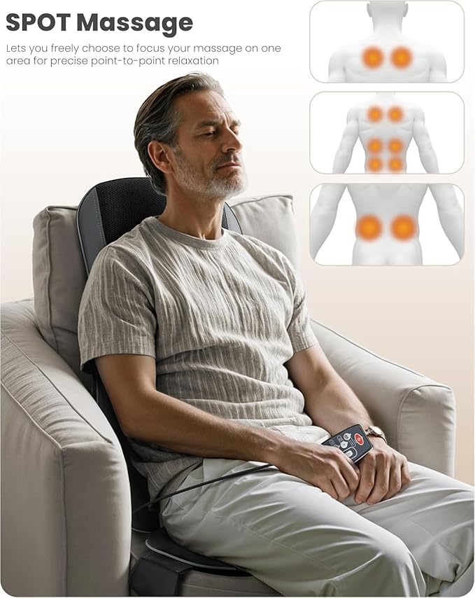 COMFIER Shiatsu Full Back Massager - Image 3