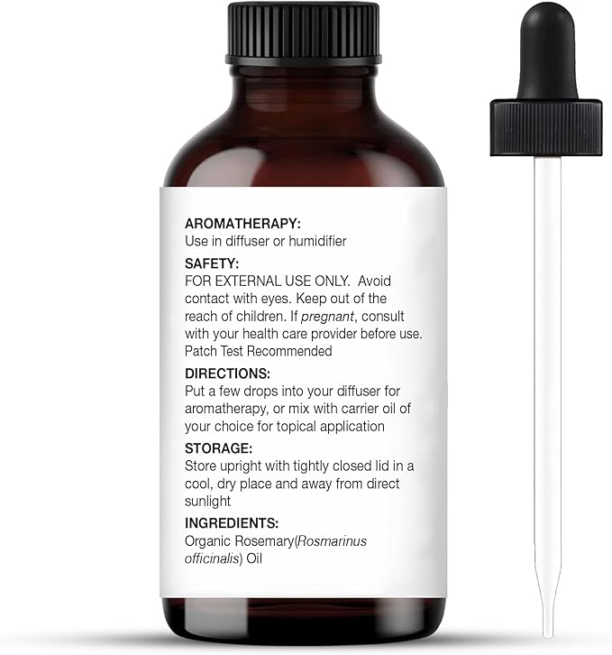 Majestic Pure Organic Rosemary Essential Oil - Image 6