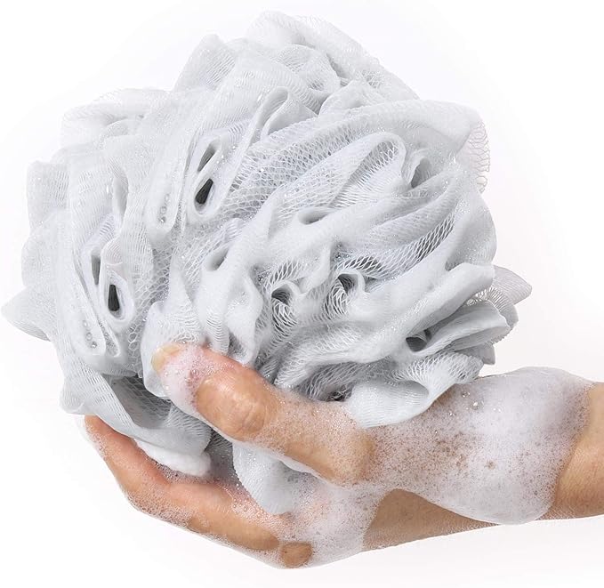 BTYMS 6 Pcs Shower Pouf 60g Bath Loofah Shower Sponge Loofahs Exfoliating Mesh - Image 2
