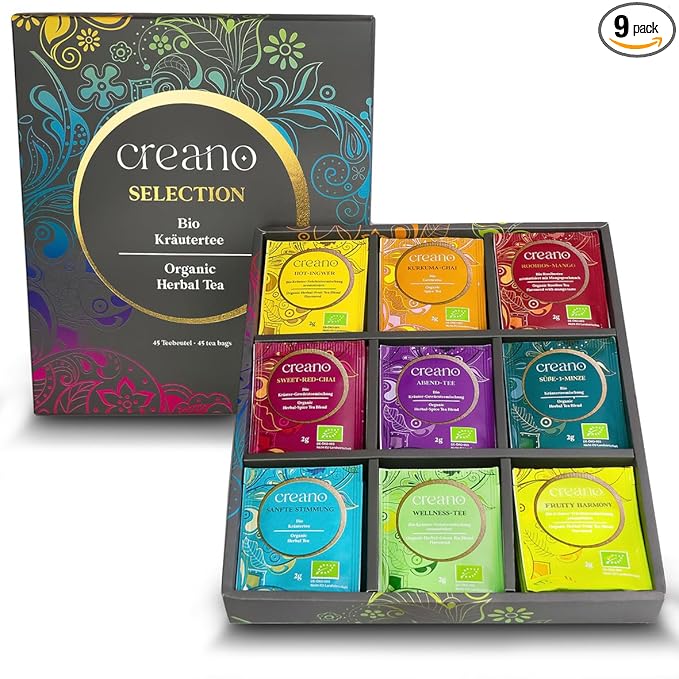 Creano Organic Herbal Tea Gift Set Grey by Creano