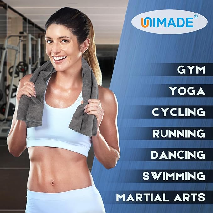UNIMADE 24 Pack Gym Towels Set - Image 4