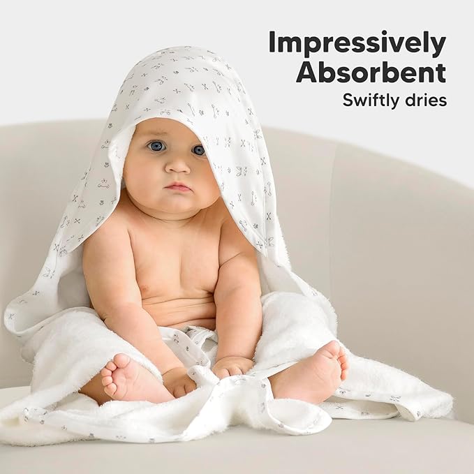 KeaBabies Hooded Baby Towel for Newborn - Image 5
