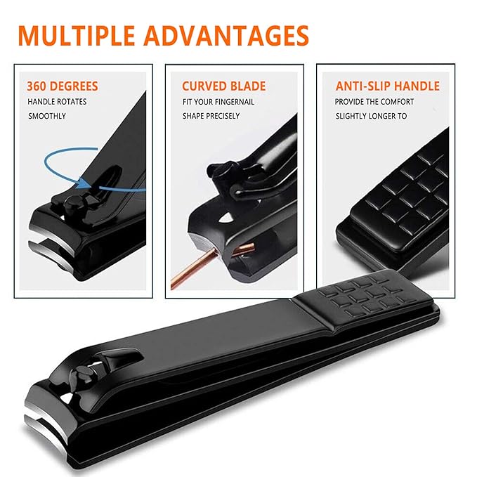Manicure Set Men Nail Clipper Set Personal Care Nail Grooming Kits Travel Nail - Image 2