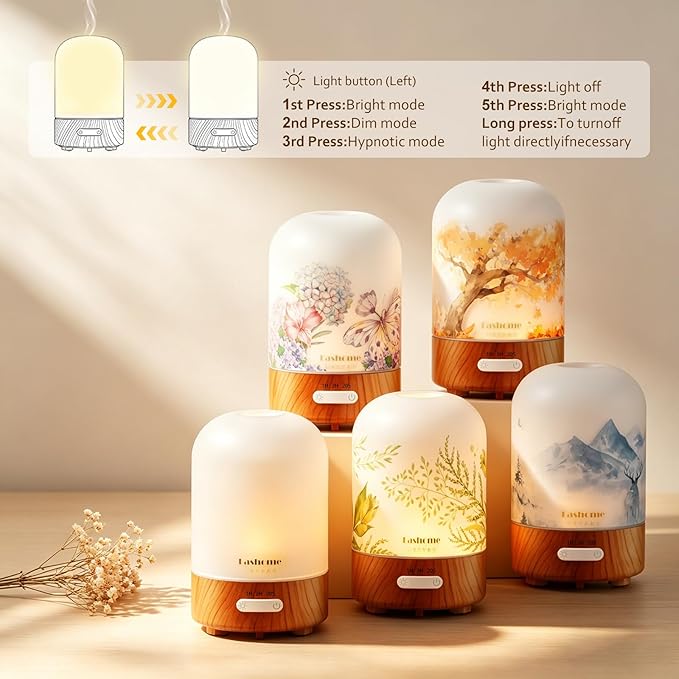 Essential Oil Diffuser for Home, Ultrasonic Cool Mist Air Aromatherapy - Image 8
