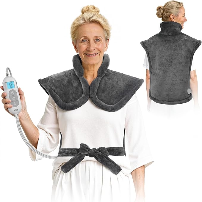 iDOO Electric Heating Pad for Back, FSA Eligible Items, Birthday Mothers Day - Image 9
