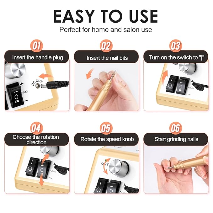 Subway Professional Nail Drill Machine - Image 6