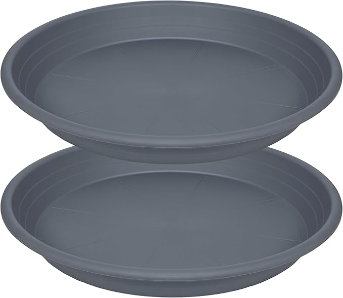 2 Pack of 19 inch Plant Saucer, Large Plant Tray, Heavy Sturdy Plant Drainage by Unknown