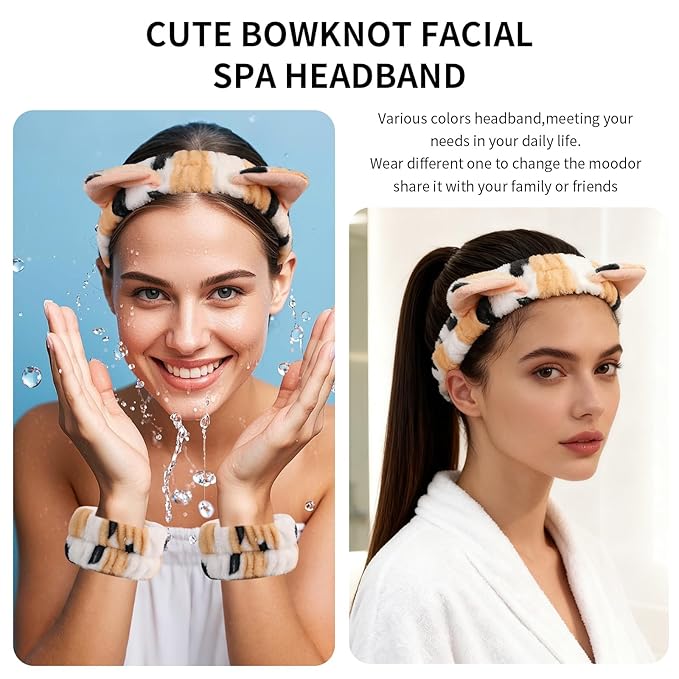 PERFECTSIGHT 2 Pack Cute Animal Headbands - Image 4