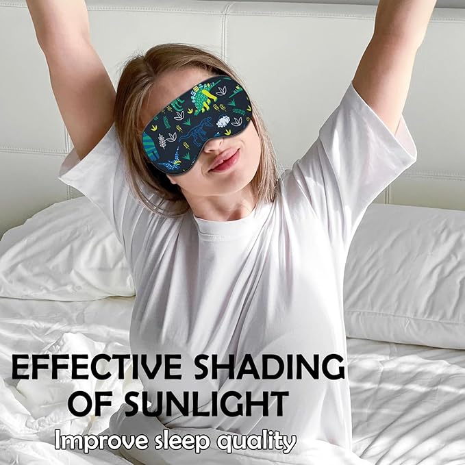 2 PCS Sleep Eye Mask Silk Sleeping Soft - Image 7
