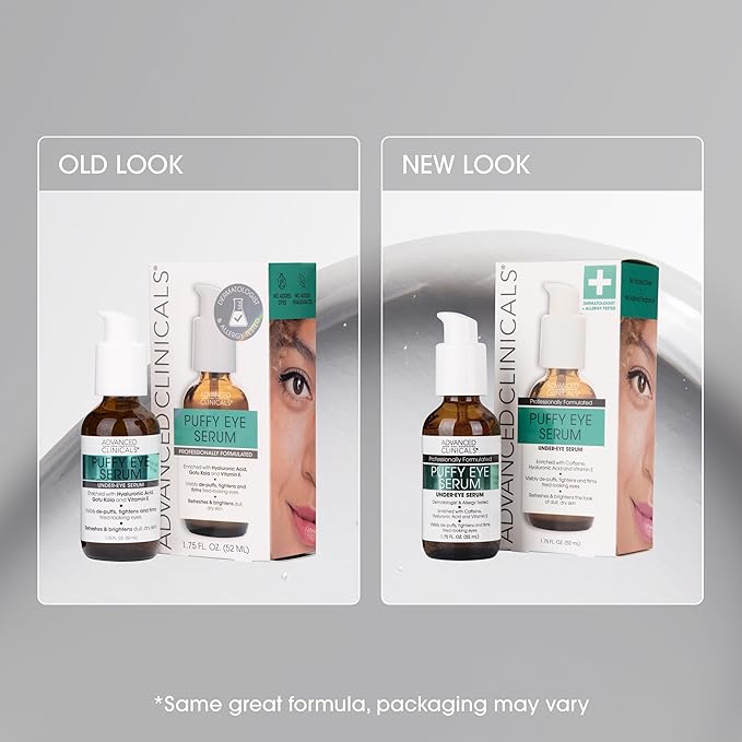 Advanced Clinicals Puffy Eye Under Eye Serum | Visible Anti Aging Brightening - Image 8
