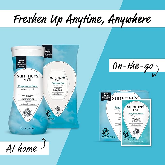 Summer's Eve Fragrance Free All-Over Feminine Wash, Gentle pH-Balanced Body Wash - Image 7