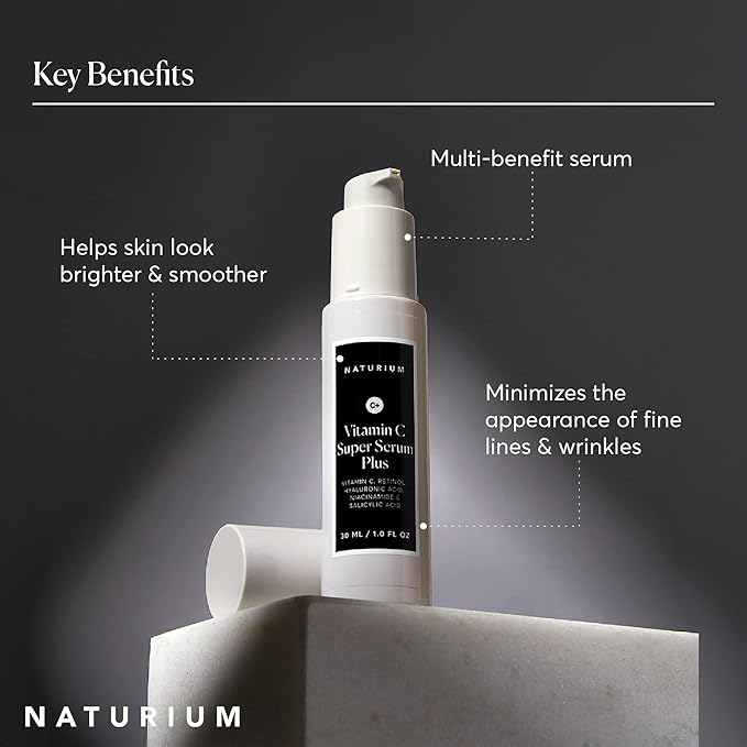 Naturium Vitamin C Super Serum Plus Jumbo, Smoothing Face Care, plus Retinol - Image 7