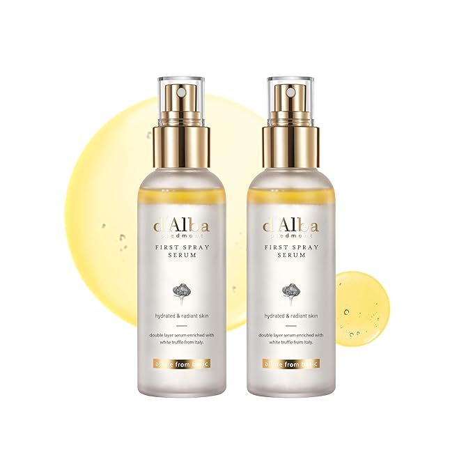 d'Alba Piedmont Italian White Truffle First Spray Serum, Vegan Skin Care by dalbaPiedmont