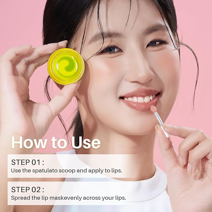 SPODARE 3-in-1 Dual-Color Sleeping Lip Mask Set – Blueberry, Grape & Lemon | - Image 6