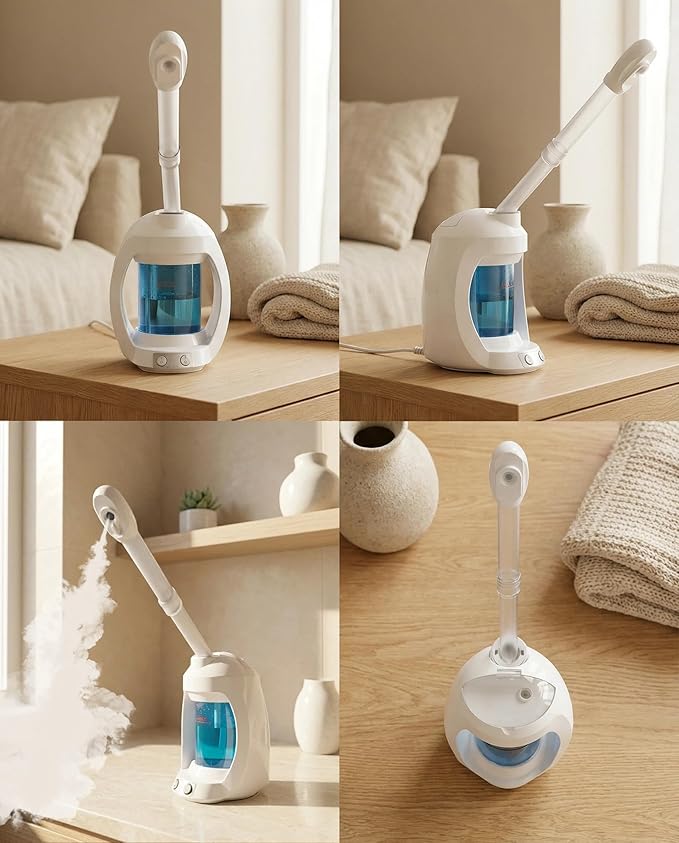 Facial Steamer, Face Steamer for Esthetician and Nano Ionic Portable Ozone Hair - Image 6