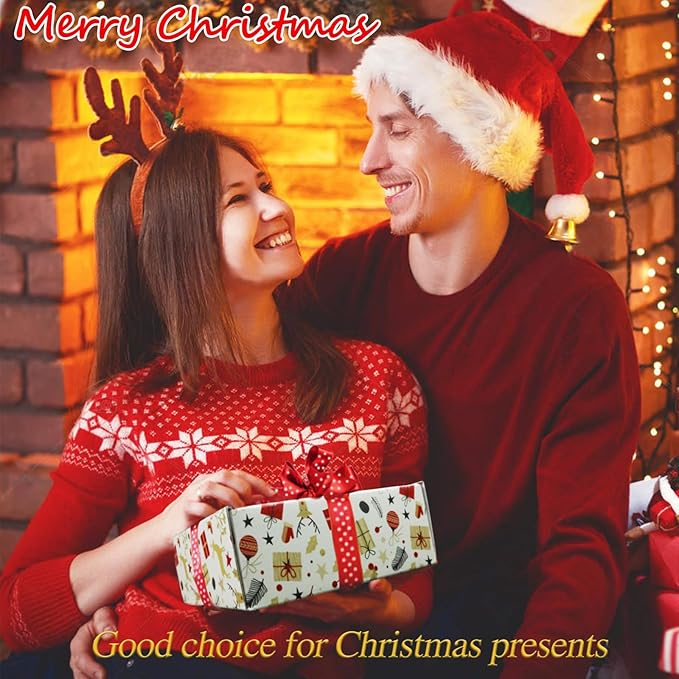 Christmas Candles Gifts for Women, 4 Pack Scented Candles Set, 120 Hour Long - Image 6