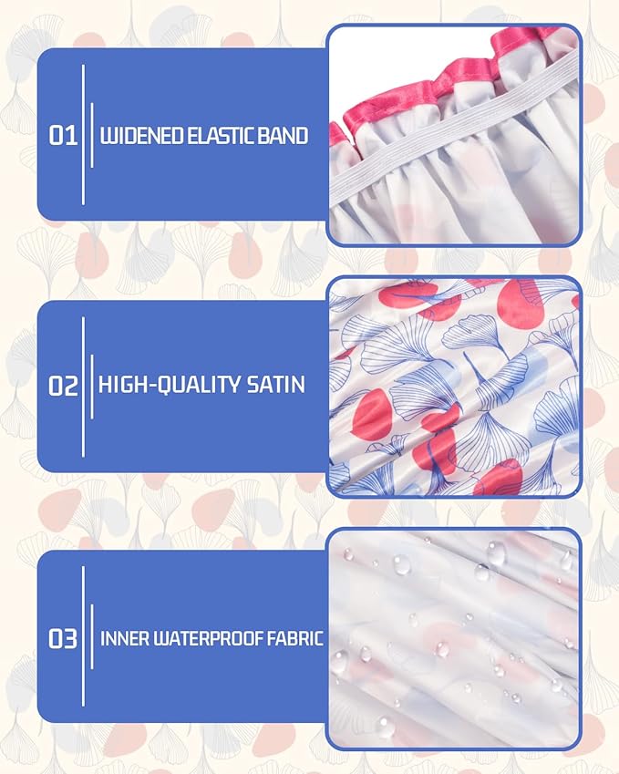 Aquior Shower Caps, Reusable Shower Cap - Image 4