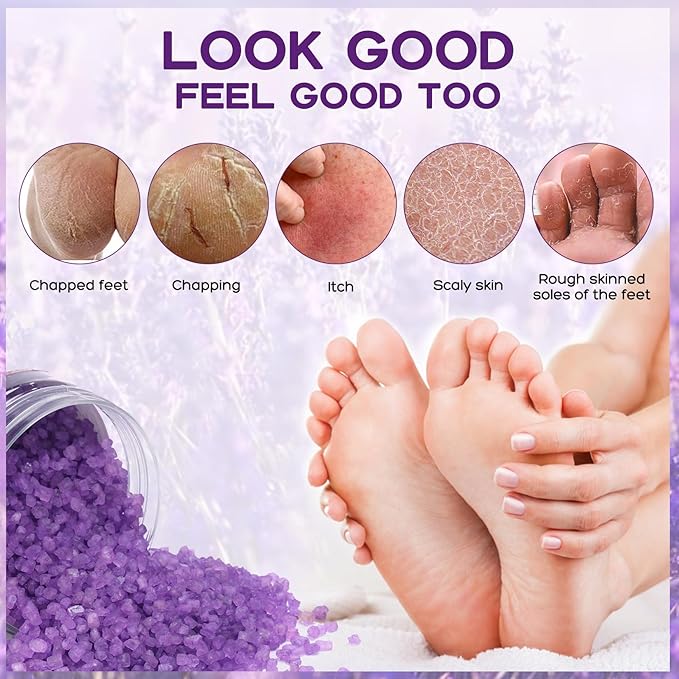 Tea Tree Oil Foot Soak Stubborn Foot Odor, Athletes Lavender Foot Soak - Image 3